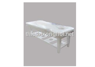 Giường massage chân gỗ sơn trắng