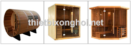 Phòng xông hơi khô nhập khẩu nguyên bộ (Coasts - Phần Lan, nk TQ)